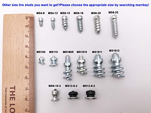 image for Marrkey Tires Studs/Screw Snow Carbide Spikes/Wheel Tyres Studs for Ra