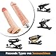 Sexmaschine Dildo Aufsätze,3XLR-Anschluss Dildo Zubehör für Fickmaschine Silikon Realistischer Dildo Sexspielzeug für Frauen,Mann und Paare,Sex Toys