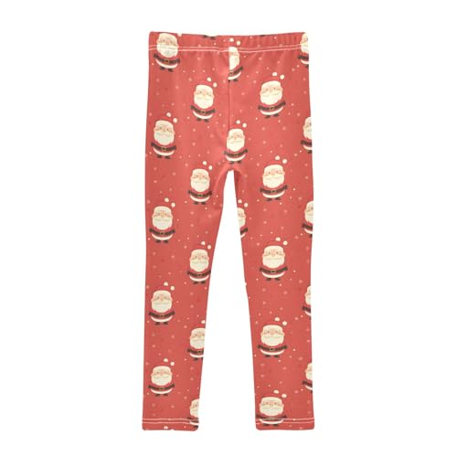 Pattern Santa Claus Girls Leggings Athletic Pants Tights Stretch Bottom2
