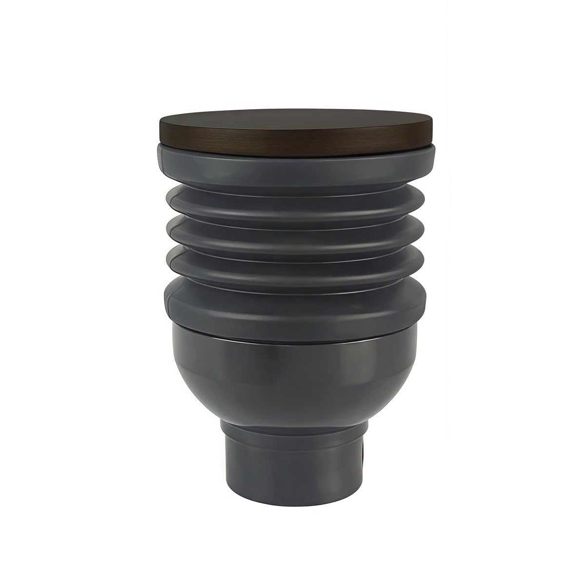 Macinacaffè monodose per tramoggia con coperchio in legno di noce, cestino in silicone da 140 g per smerigliatrici Eureka, strumento di pulizia per casa e bar