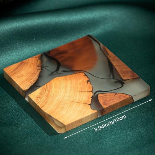 Dessous de verre en bois pour table basse et tapis de boisson résistant