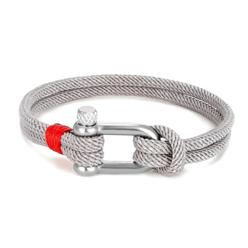 Bracelet corde pour homme style nautique et bijou double rang