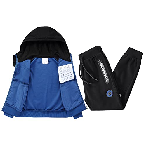 ANOTWENER Boys' Activewear Kids Clothes Tracksuit Sets Hoodies Sweatshirt and Sweatpants 2 Piece Outfits 2~8 Years4