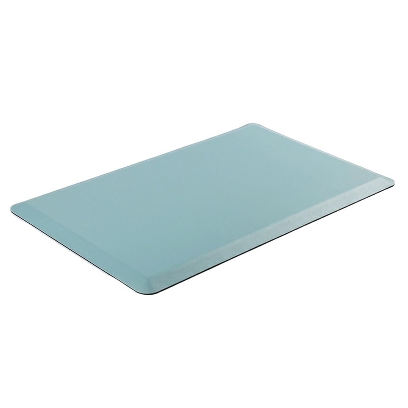 Alfombrilla de cocina antifatiga, color azul cielo, 50 x 80 x 1,9 cm, impermeable, acolchada, antideslizante, para fregadero, oficina y casa, alfombra ergonómica para máximo apoyo y alivio