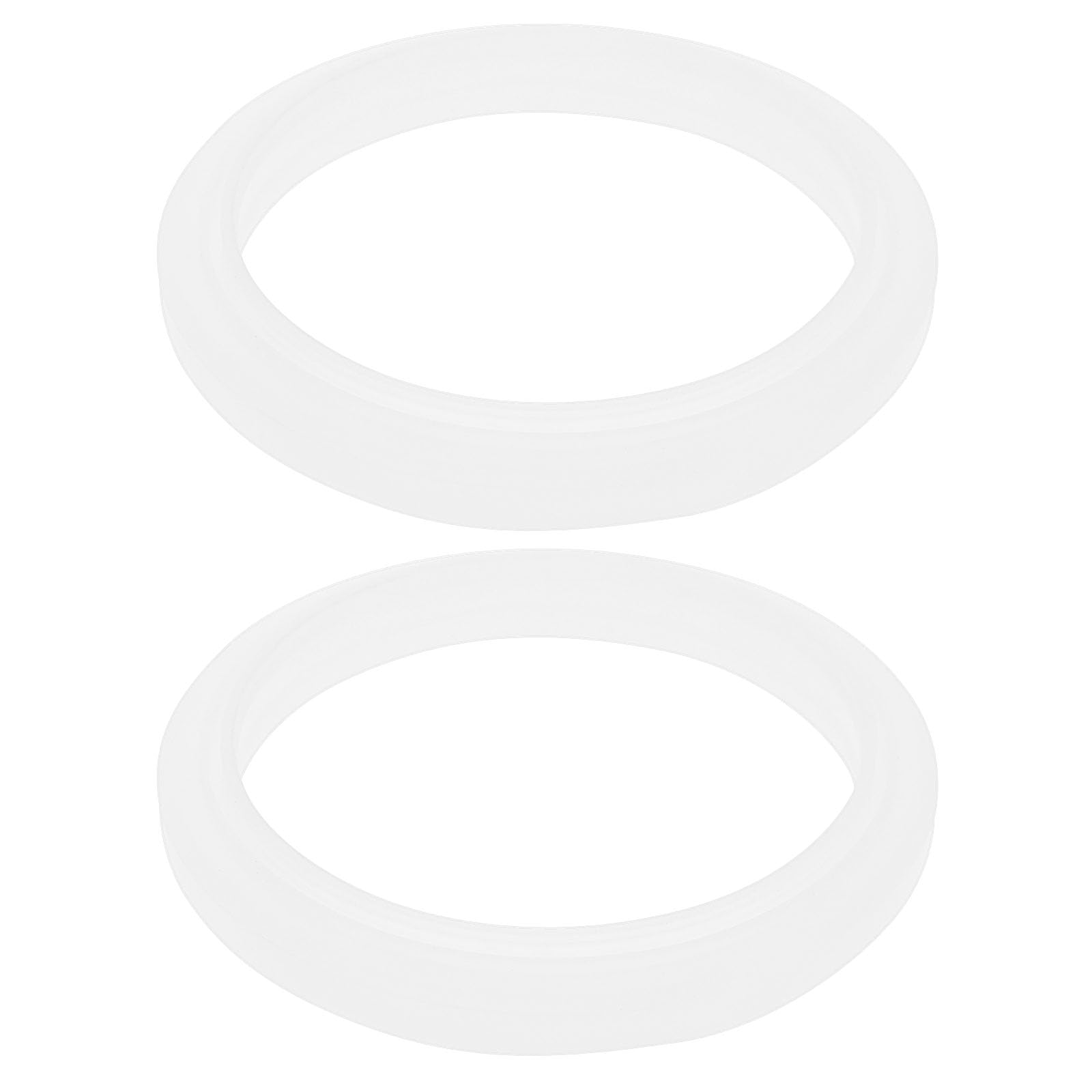 LT Easiyl 2pcs Silicone Sealing O-Ring Spout Brew Group Head Gasket Seal Coffee Machine Accessories Compatible with Delonghi Dedica EC680 EC685, White