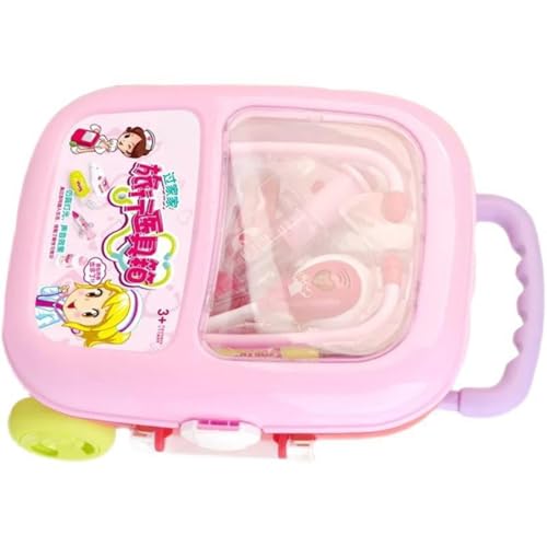 LfrXtra Maleta Interactiva De Juego Simulación Médica para Estetoscopio Realista Y Mejora La Creatividad Y Las Habilidades Motoras Finas Maleta Juguete para Médico