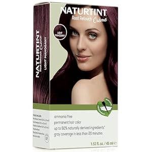 Naturtint Light Mahogany Root Retouch Crème Permanent Hair Color – Ammonia Free, Conceal Grays, No Artificial Scent, 1.52 Fl Oz
