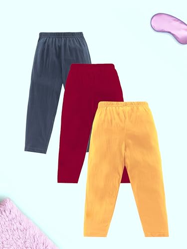 Image of KiddoPanti Boys Solid Pyjama Pant | 100% Soft Cotton Single Jersey | Comfortable Fit with Elastic Waistband & Single Front Pocket | Kids Track Pant