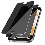 VideoSecu 2 Stück für Panzerglas für iPhone 6/6s/7/8/SE 2020 Schutzfolie, 9H Härte HD Klar Privatsphäre Schutzglas, Anti-Spy, Blasenfrei, Ölfeste & Kratzfeste, Anti-Fingerabdruck Displayschutz