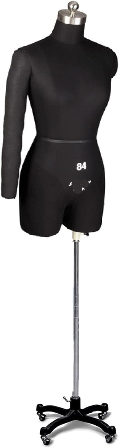 Przypinany żeński manekin do szycia tułowia(Black,Medium)