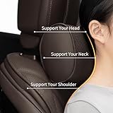 Cuscino Poggiatesta Auto In Memory Foam - Ortopedico Per Cervicale, Regolabile, Tessuto Scamosciato - Foto 2