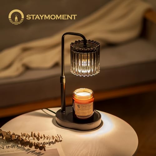 Staymoment Candle Warmer Kerzenwärmer Lampe: Candle Warmer Lamp Kerzenwärmer Duftlampe Modern Deko Wohnzimmer Elektrisch Wärmelampe für Duftkerze Geschenke für Frauen Beste Freundin Mama Kerzen Lampe