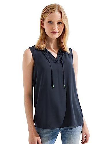 CECIL Damen B344033 Blusentop, Deep Blue, XXL EU