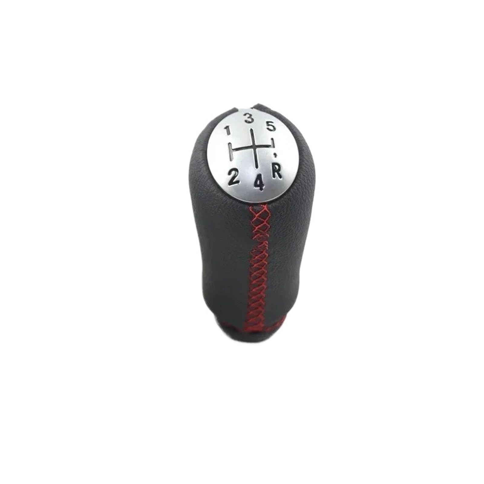 VAVGKDKPZB Shifter Lever Handle for CLIO 3 2005-2009 Gear Shift Knob(5-Speed Red Line)