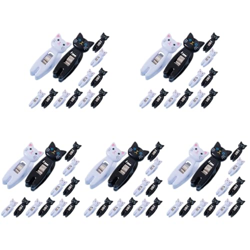 Gadpiparty 5 Sätze Notiz Und Briefpapierklammern Katzen Notizklammern Kleine Klammern Hosen Katzenklammern Für Notizen Katzenklammern Für Snacks Katzen Fotoklammern 12 Stück * 5