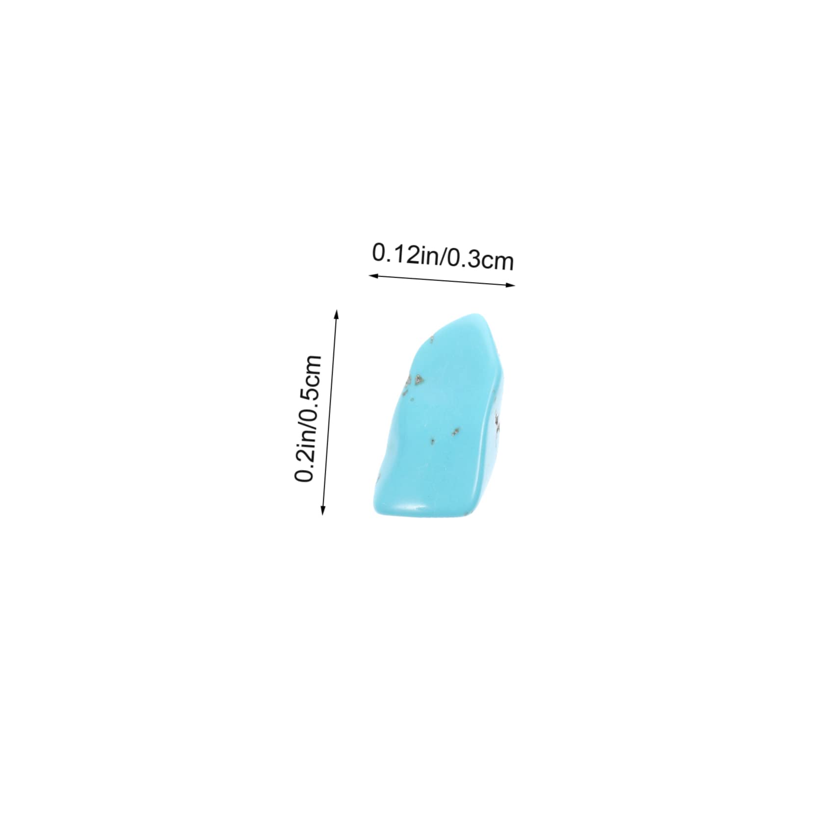 HAPINARY Turquoise Jewelry Accessories DIY Craft Rocks Fish Tank Decorative Gravels