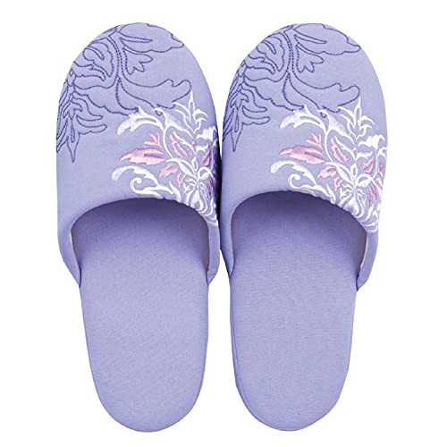 センコー DECORMUSEE サミーラ スリッパ ラベンダー 日本製 65490