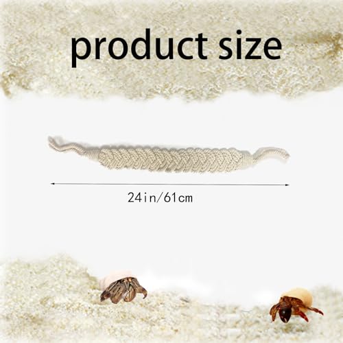 Image of Hermit Crab Climbing Toys, Hermit Crab Supplies Tank Terrarium Accessories, Habitat Decor for Tree Frogs,Crested Gecko Lizards Geckos Snakes