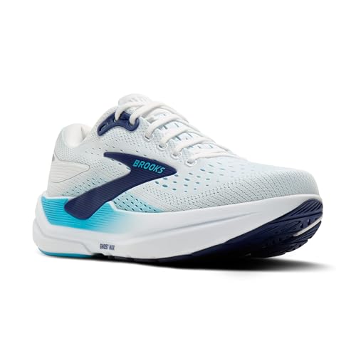 Scarpe Brooks Ghost Max 3 Bianco Blu SS26, Taglia 42 - Eur - 9