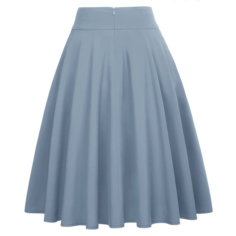 Belle Poque - Gonna da donna lunga fino al ginocchio, in stile Rockabilly anni ‘50, gonne per feste, BP560
