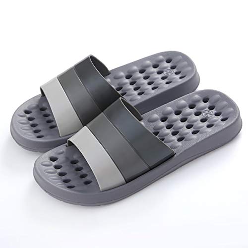 Sandalias de ducha unisex con diseño abierto y suela de masaje antideslizante