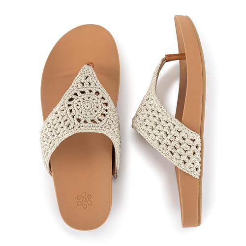 The Sak Everly Slide Sandal - Women's Flat Fashion Slides with Soft Cushion Sole - Beach Slip On Sandals For Everyday4