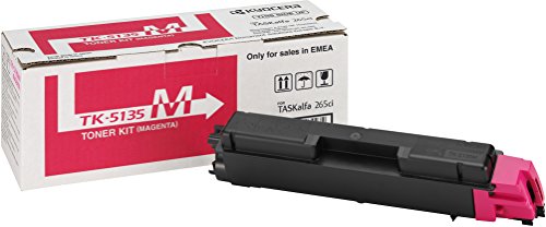 Toner Kyocera TK-5135M magenta, cartuccia originale 1T02PABNL0. Per stampanti TASKalfa 265ci, TASKalfa 266ci