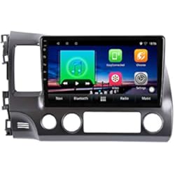 Pantalla Para Honda Civic 2007 2G + 32G Android 10 estéreo de Coche para Honda Civic 8 FK FN FD 2005-2012 Radio de Coche Reproductor de vídeo Multimedia Navegación GPS