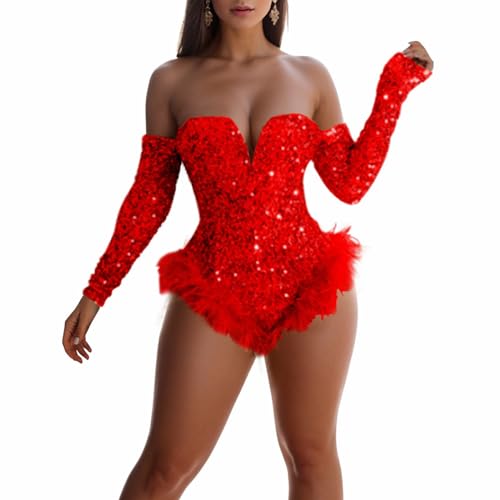 Mono elegante de mujer con plumas y perlas: pijama de diseño acogedor
