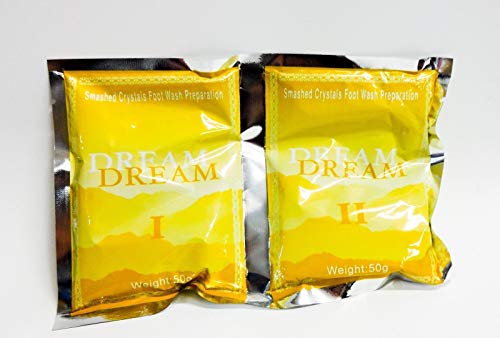 Dream Dream Pedicure Smashed Crystal Jelly Foot Bath Set I & II (Lemon)
