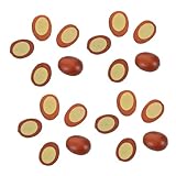 CLISPEED 30 Pièces Miniature Boiled Egg Halves Faux Food Toys for Dollhouse Kitchen Decor...
