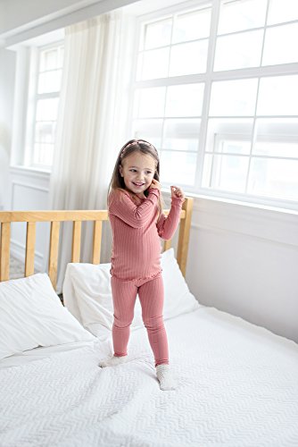Vaenait Baby Kids Girls Long Sleeve Modal Sleepwear Pajamas 2Pcs Set Shirring Pink S #TOP1