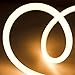 HAASHADA LED Neon Strip Light, Dimmable 360 Degree All Angle Lighting AC 110-130V 3.3FT Super Bright Waterproof Neon Sign Rope String Light for Lighting Improvement and Decor (Neutral White 4500K)
