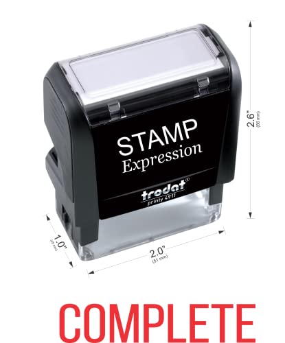 StampExpression - Complete Office Self Inking Rubber Stamp - Red Ink (A-5237) - Thumbnail 2