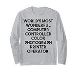 Computer Controlled Photograph Printer Operator