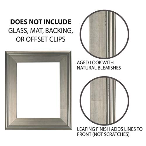 Creative Mark Plein Air Wooden Picture Frame - 16X20 Silver - 1 Pack Of Poster Frame For Art Panels, Stretched Canvas, Pictures And More #TOP2