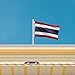 ASUNO Thailand Flag 3 × 5 Feet Polyester Thai National Banner with 2 Brass Grommets Double Side Vivid Color Fade Resistant for Outside Garden Lawn Patio