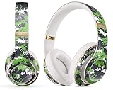 DesignSkinz - Compatible with Beats Studio Pro - Skin Decal Protective Scratch Resistant Vinyl Wrap - Lime Green and White Digital Camouflage