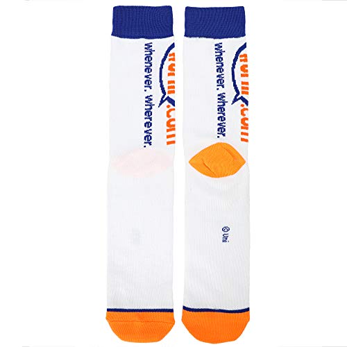 Meias colecionáveis personalizadas The Office Sitcom WUPHF, Multicolorido., Tamanho Único