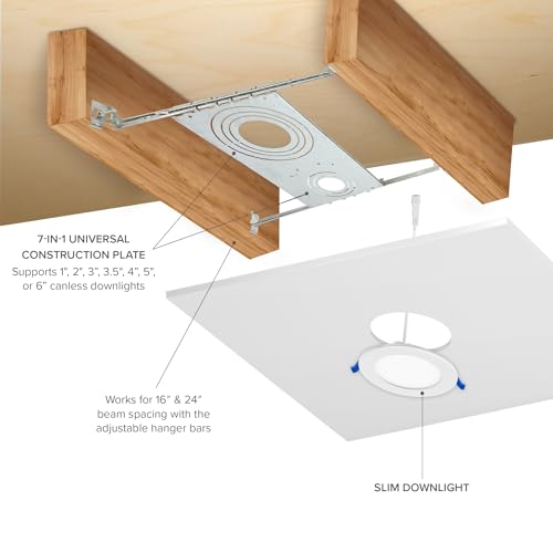 Plaque pour downlight Maxxima universelle pour aligner facilement vos spots