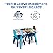 Delta Children Kids Table and Chair Set With Storage (2 Chairs Included) - Ideal for Arts & Crafts, Snack Time, Homeschooling, Homework & More, Disney/Pixar Toy Story 4