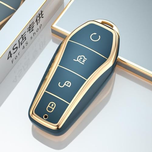 Eviter usure clé BYD coque TPU souple anti-rayure bouton télécommande Han EV Dolphin