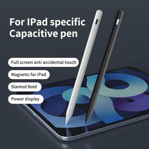 Stylus Pen for iPad 6th-11th Generation,Fast Charge Apple iPad Stylus Pencil with Palm Rejection,Compatible with 2018-2026 iPad 6/7/8/9/10/11 Gen, Pro 13"/12.9"/11"/M4, Air 3/4/5/M2, Mini 5/6 - image 8