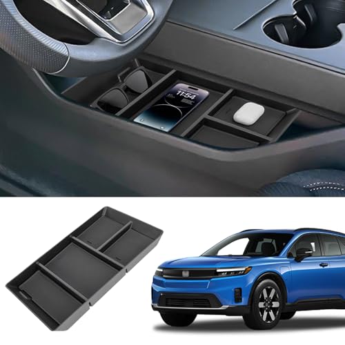 Neepiar Lower Center Console Organizer Compatible with 2024 2025 Honda Prologue EV /2024 2025 Acura ZDX Interior Storage Box Insert Tray Secondary Accessories