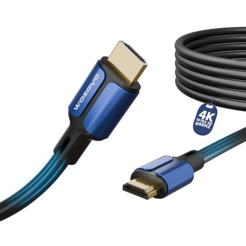 Image of HDMI Cable V2.0 with Ethernet, Ultra HD 3D /4K@60Hz, 5 Meter, 18Gbps transmission Speed, HDR, Dolby Atmos, Compatible with all HDMI Devices Laptop Desktop TV Set-top Box Gaming Console
