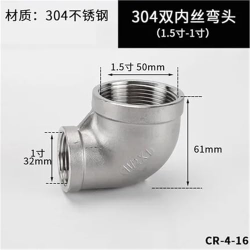 Coude réducteur en acier inoxydable 304 durable et robuste