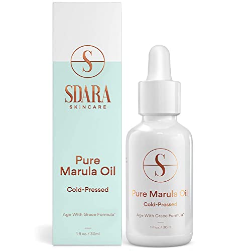 Sdara Skincare Marula Oil for Face â€“ Pure Organic Vegan Facial Serum - Cold Pressed USDA Certified Hydrating Skin Care Products for Skin, Hair & Nails (30 ML)