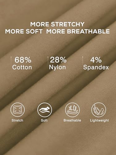 NATUVENIX Hiking Pants Men Quick Dry Convertible Fishing Pants for Men Zip Off Lightweight Mens Cargo Pants Outdoor Travel3