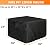 Fire Pit Cover Square- Heavy Duty Square Fire Pit Cover, Patio Fire Bowl Cover for Outdoor Waterproof Dustproof Windproof and Anti UV - 36 x 36 x24 inch