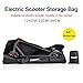 Rhinowalk Foldable E-scooter Carrying Bag Portable Electric Scooter Storage Bag Transport Case for Outdoor Travel Riding Commuting (Black - 48.8